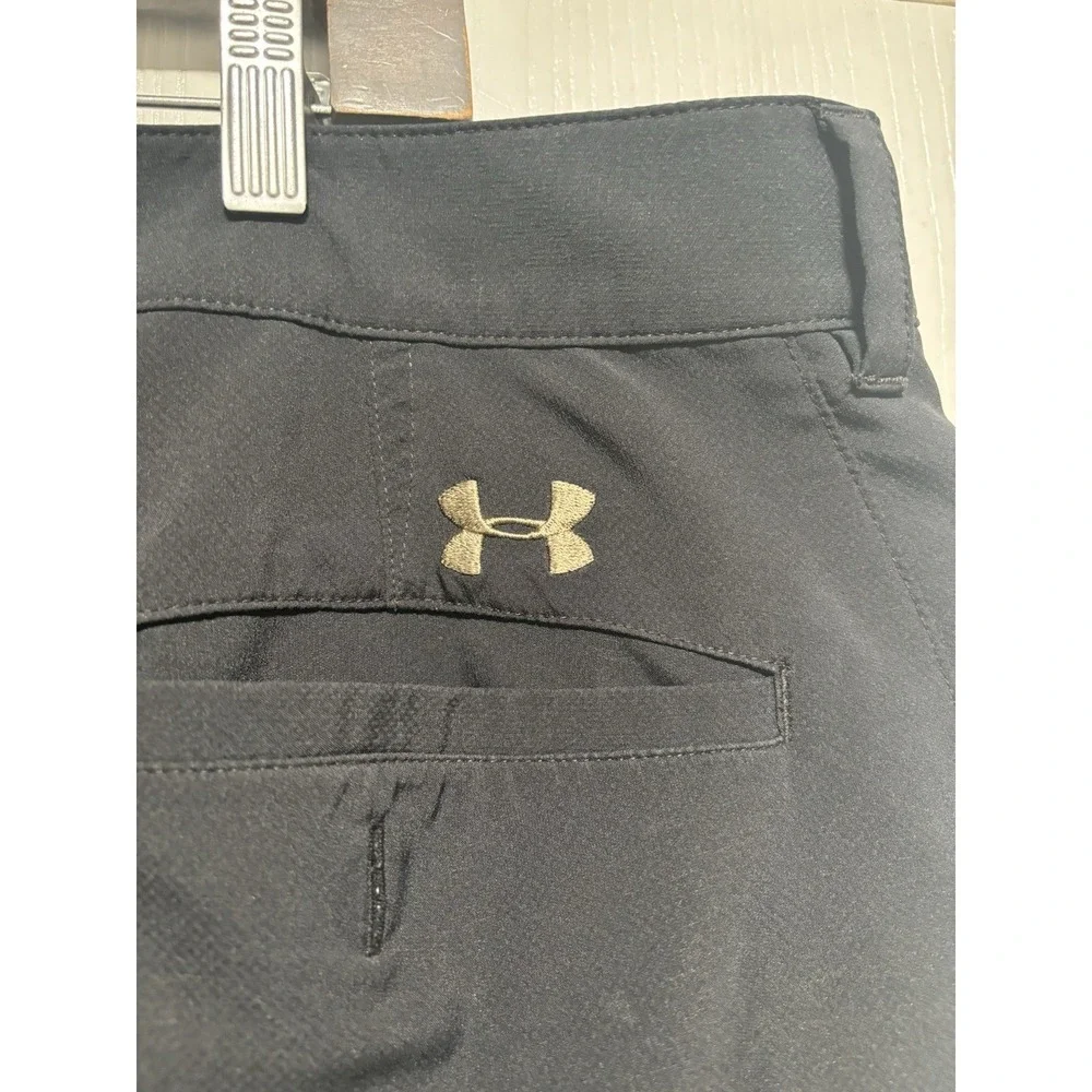 Under Armour‎ Heatgear Shorts Adult 40 Black Golf Loose Fit Mens